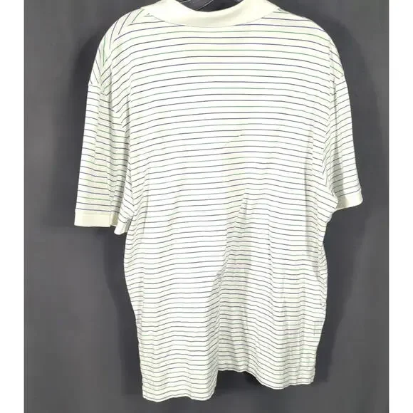 Polo Ralph Lauren Striped Pattern Collared Polo Shirt XL Short Sleeve 100 Cotton - Picture 8 of 9